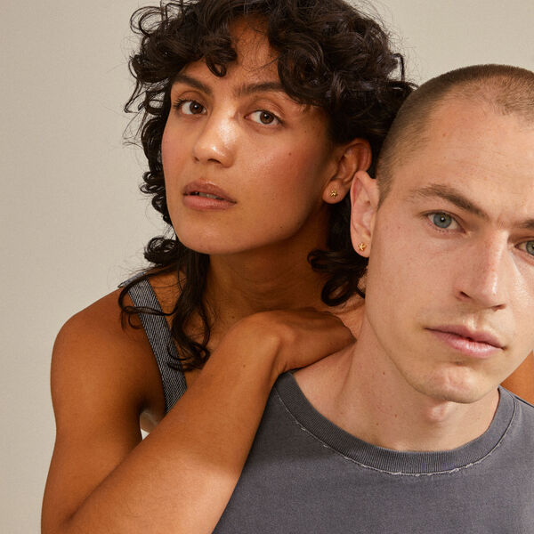 OAKLEY Recycled Starfish Earrings, gold-plated, Pilgrim