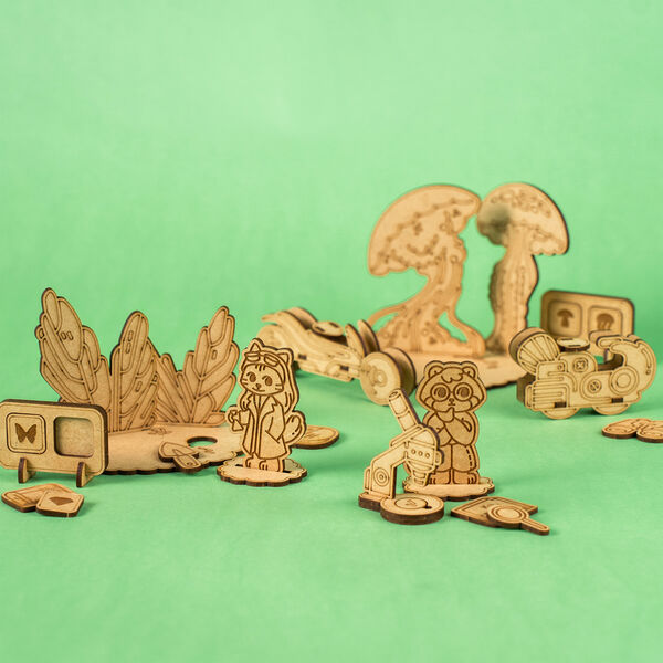 Suntopia Tr&auml;leksaker | Eco Detectives, Crateit