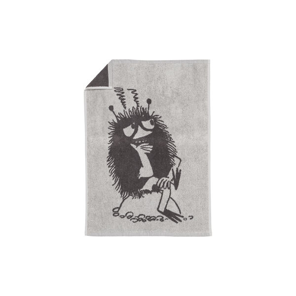 Moomin bath towel Stinky 50x70 cm, grey, Moomin Arabia
