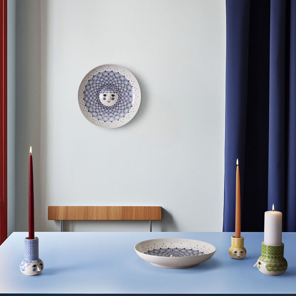 Olga Ljusstake, gul, Bjørn Wiinblad