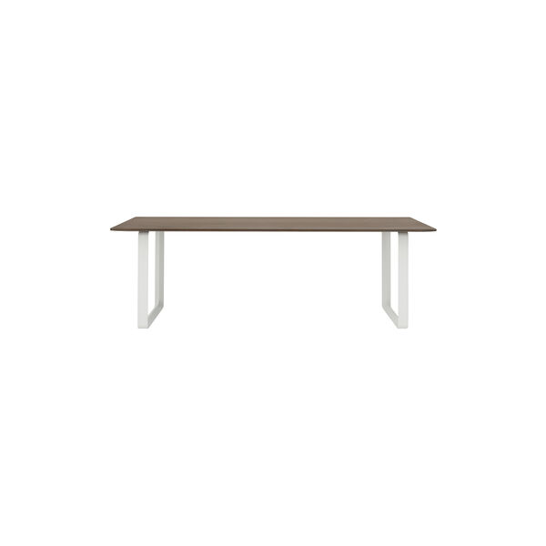 70/70 Table, solid smoked oak/white, Muuto