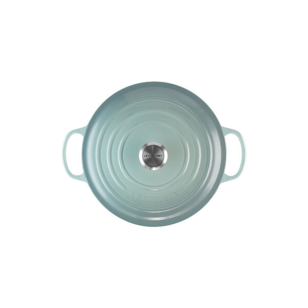 Signature rund gryta Ø 28 cm, sea salt, Le Creuset