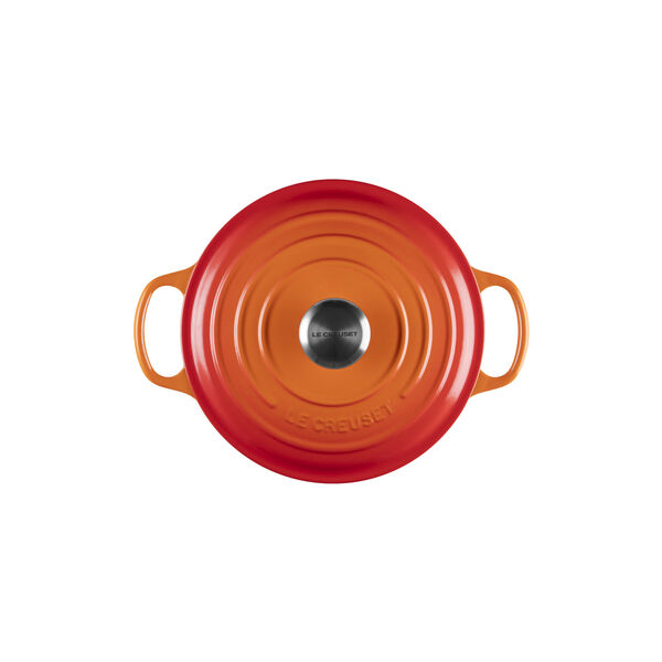 Signature gjutj&auml;rn rund gryta &Oslash; 24 cm, volcanic, Le Creuset