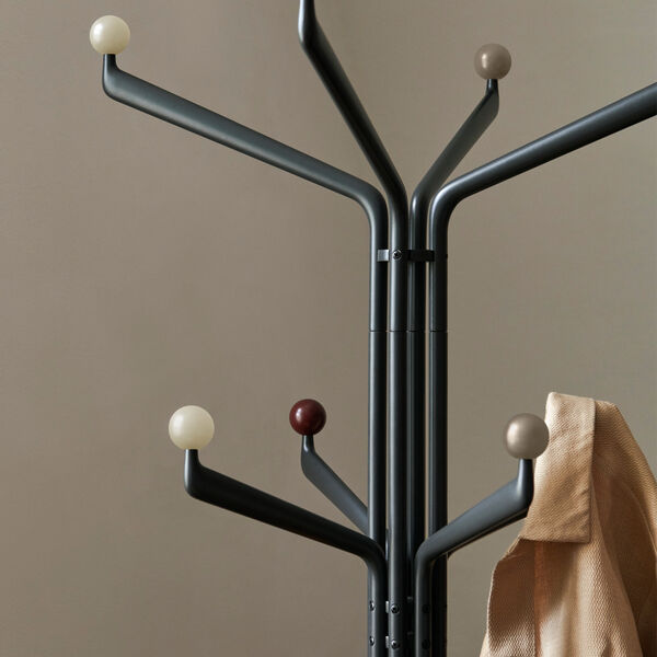 Capture SC77 Grap Coat Stand, graphite/multi colour, &Tradition