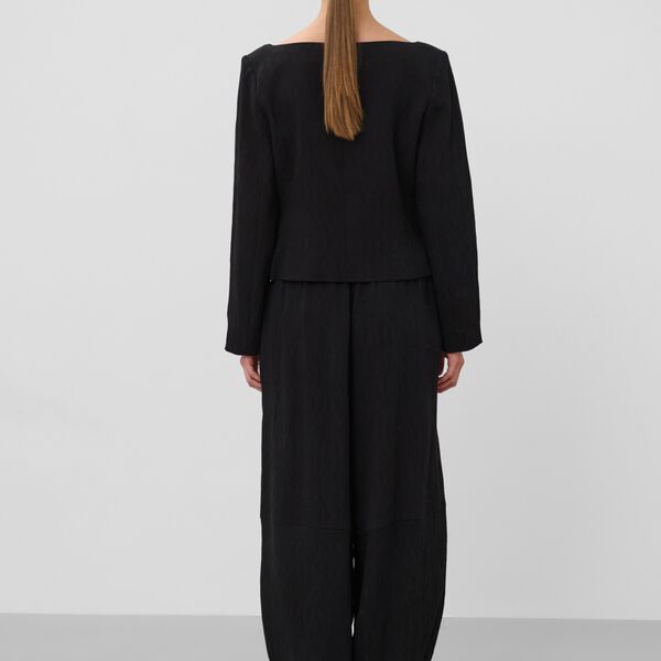 SLCevilla Pants | Black | Byxa, Soaked in Luxury