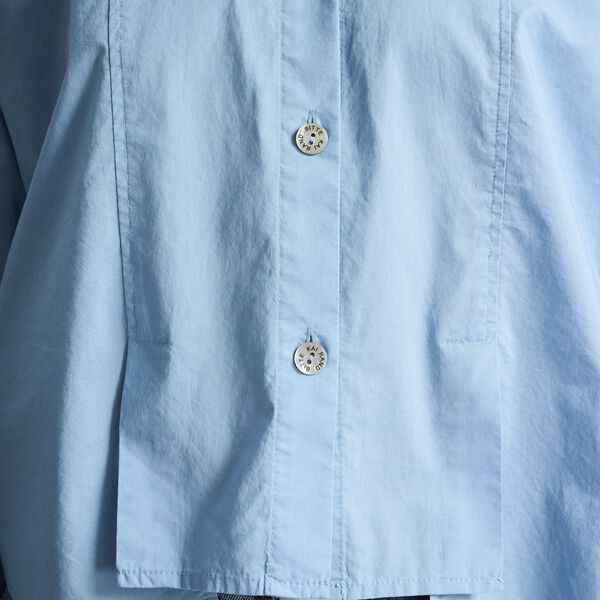 Core cotton skjorta med veck, lake blue, BITTE KAI RAND