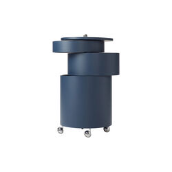 Barboy Sidobord, glossy blue, Verpan