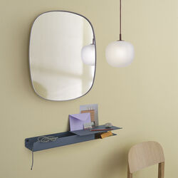 Folded Shelves Platform, blue-grey, Muuto