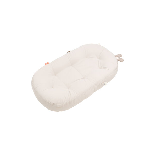 Raffi Cozy lounger med babygym, sand, Done by Deer