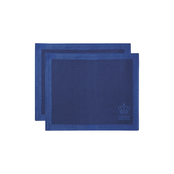 Waves Classic bordstabletter 2 st, blue, Royal Copenhagen