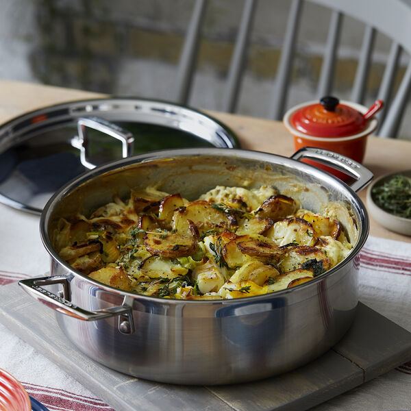 3-PLY trakt&ouml;rgryta med lock &Oslash; 28 cm, Le Creuset