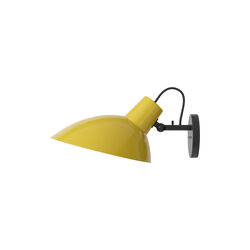 VV Cinquanta Wall Lamp, yellow/black, Astep