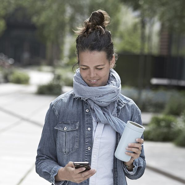 To Go Click termosmugg 0,4 L, soft cloud, Stelton