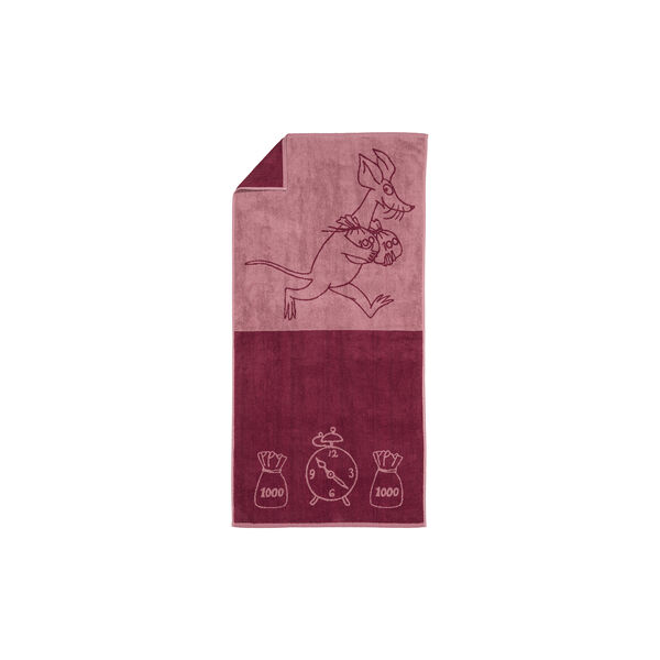 Moomin bath towel Sniff 70x140 cm, mauve, Moomin Arabia