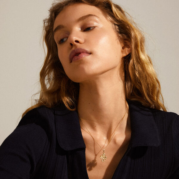 Dagmar halsband, guld, Pilgrim