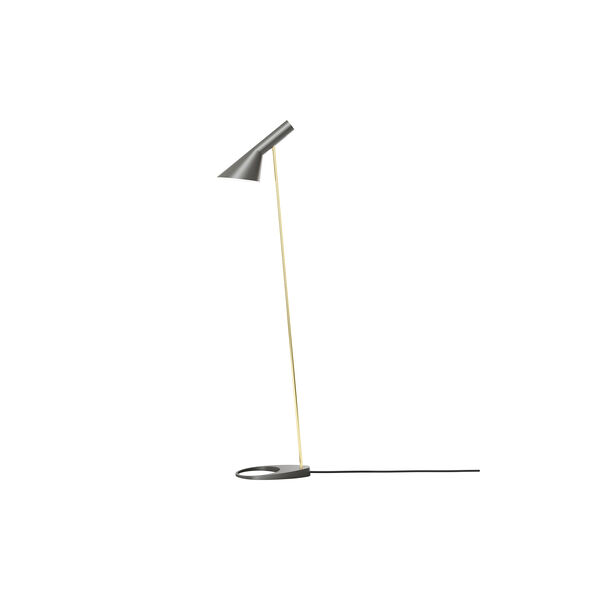 AJ Golvlampa, brass/warm grey, Louis Poulsen