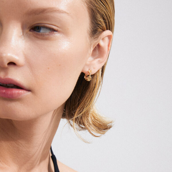 TRUST &Ouml;ronh&auml;ngen Small, guldpl&auml;terat, Pilgrim