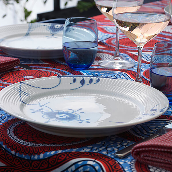 Blue Fluted Mega tallrik Ø 27 cm, No. 6, Royal Copenhagen