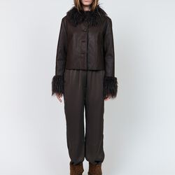 TalmaLL Pants, dark mokka, Lollys Laundry