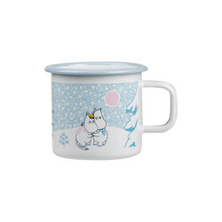 Let It Snow Moomin Enamel Mug, Muurla