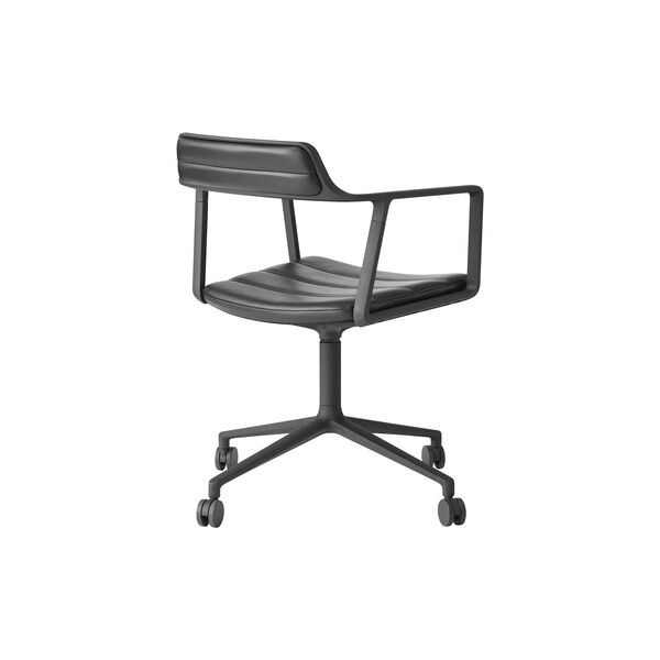 VIPP452 Swivel Chair with Castors, black/black, Vipp
