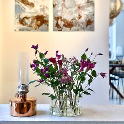 Patina oljelampa stor, Klong