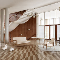 VLA75 Foyer b&auml;nk, Sif 90/oiled oak, Carl Hansen & S&oslash;n