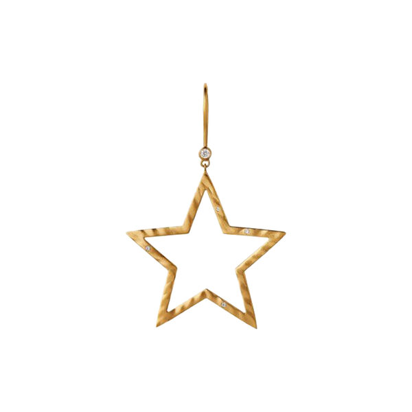 Shining Star Earring Single, gold, Stine A Jewelry
