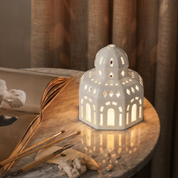 Urbania ljushus Glassalen, vit, K&auml;hler