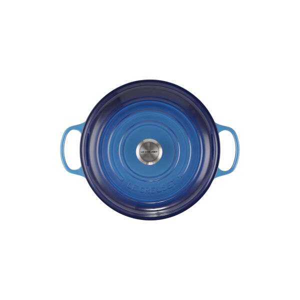 Signature gjutj&auml;rn buff&eacute;tgryta 30 cm, azure blue, Le Creuset