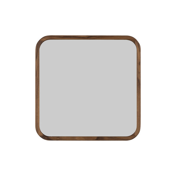 Silhouette Spegel 70x70 cm, oljad valn&ouml;t, Fredericia Furniture