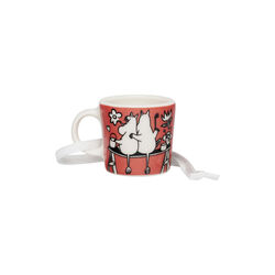 Mummy mini mugg K&auml;rlek, red, Moomin Arabia