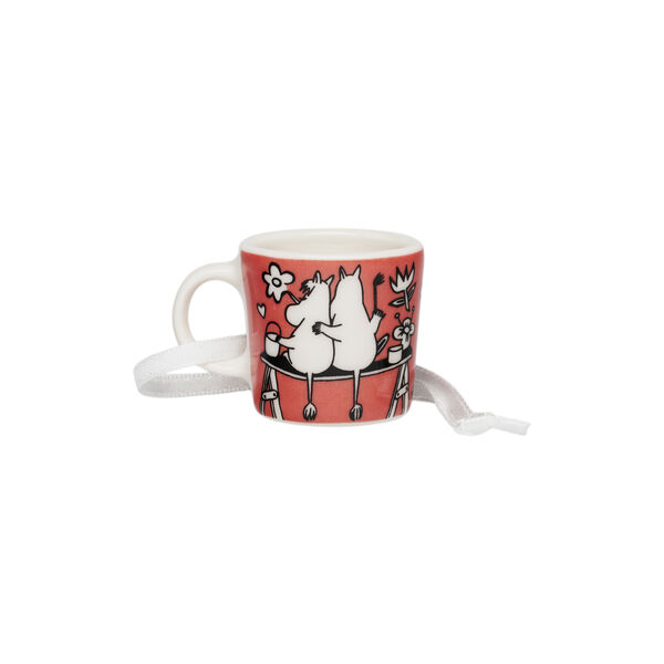 Mummy mini mugg K&auml;rlek, red, Moomin Arabia