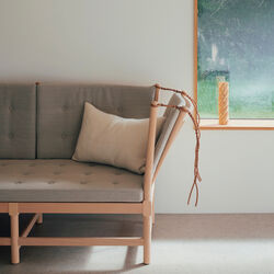 The Spoke-Back Sofa, Steelcut Trio 3 213/soap treated beech, Fredericia Furniture