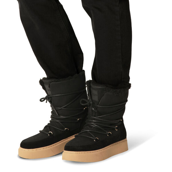 Warm Winter Low Boot, black natural, Ilse Jacobsen Hornbæk