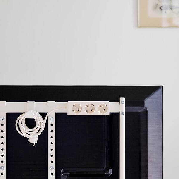 Power Bar 2 meters, pearl Power Bar 2 meters, pearl, Pedestal