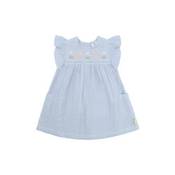 HCKatinka Dobby Dress, zen blue, Hust & Claire