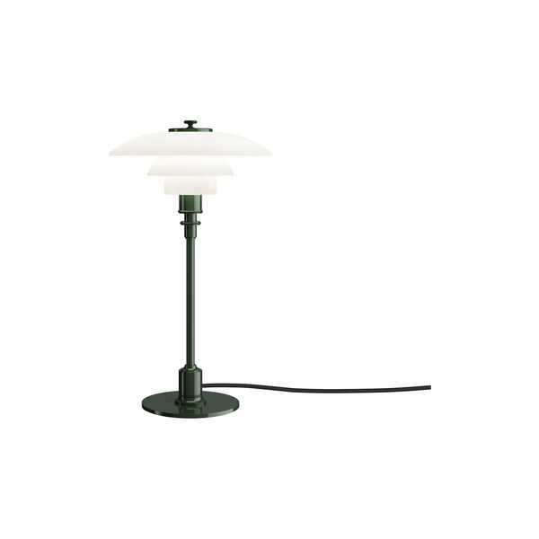 PH 2/1 Table Lamp, glossy deep green, Louis Poulsen