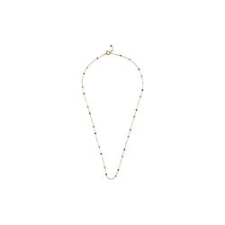Lola necklace, guld/saltnpepper, ENAMEL Copenhagen
