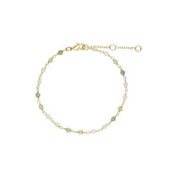 Viva armband med flera stenar, guldpl&auml;terat, Pure by Nat
