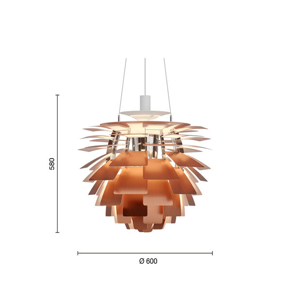 PH Artichoke, copper, Louis Poulsen