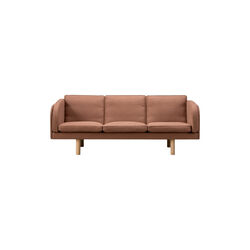 JG 3-seater Sofa, Grand Linen 4803/light oiled oak, Fredericia Furniture