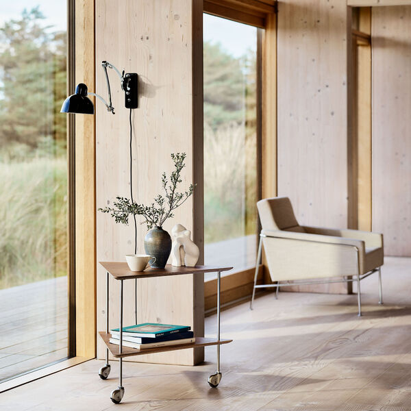 AJ Trolley&trade;, sidobord, walnut, Fritz Hansen