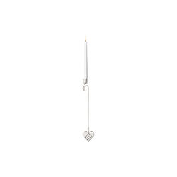 2025 Ljusstake Hj&auml;rta, silver, Georg Jensen