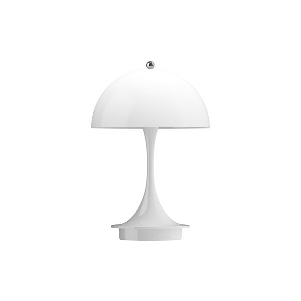 Panthella 160 Portable Table Lamp, opal white, Louis Poulsen