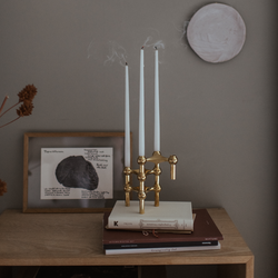 STOFF candle holder brass, STOFF Nagel