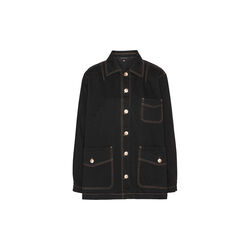 Short Overshirt Jacket, black, Ilse Jacobsen Hornbæk