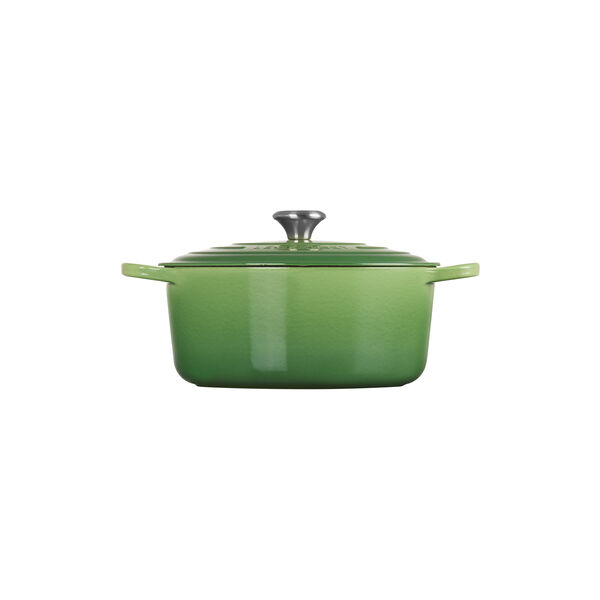 Signature gjutj&auml;rn rund gryta &Oslash; 28 cm, bamboo green, Le Creuset