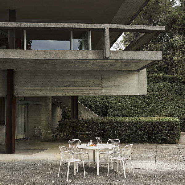 Thorvald SC98 Outdoor Dining Table, ivory Thorvald SC98 Outdoor Dining Table, ivory, &Tradition
