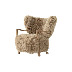 Wulff ATD2 Lounge Chair, sheepskin honey/oiled oak Wulff ATD2 Lounge Chair, sheepskin honey/oiled oak, &Tradition